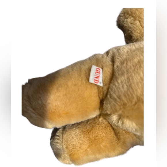 (NWOT)Small Brown Bunny 🐰 With Blue Bow Tie - Picture 4 of 4